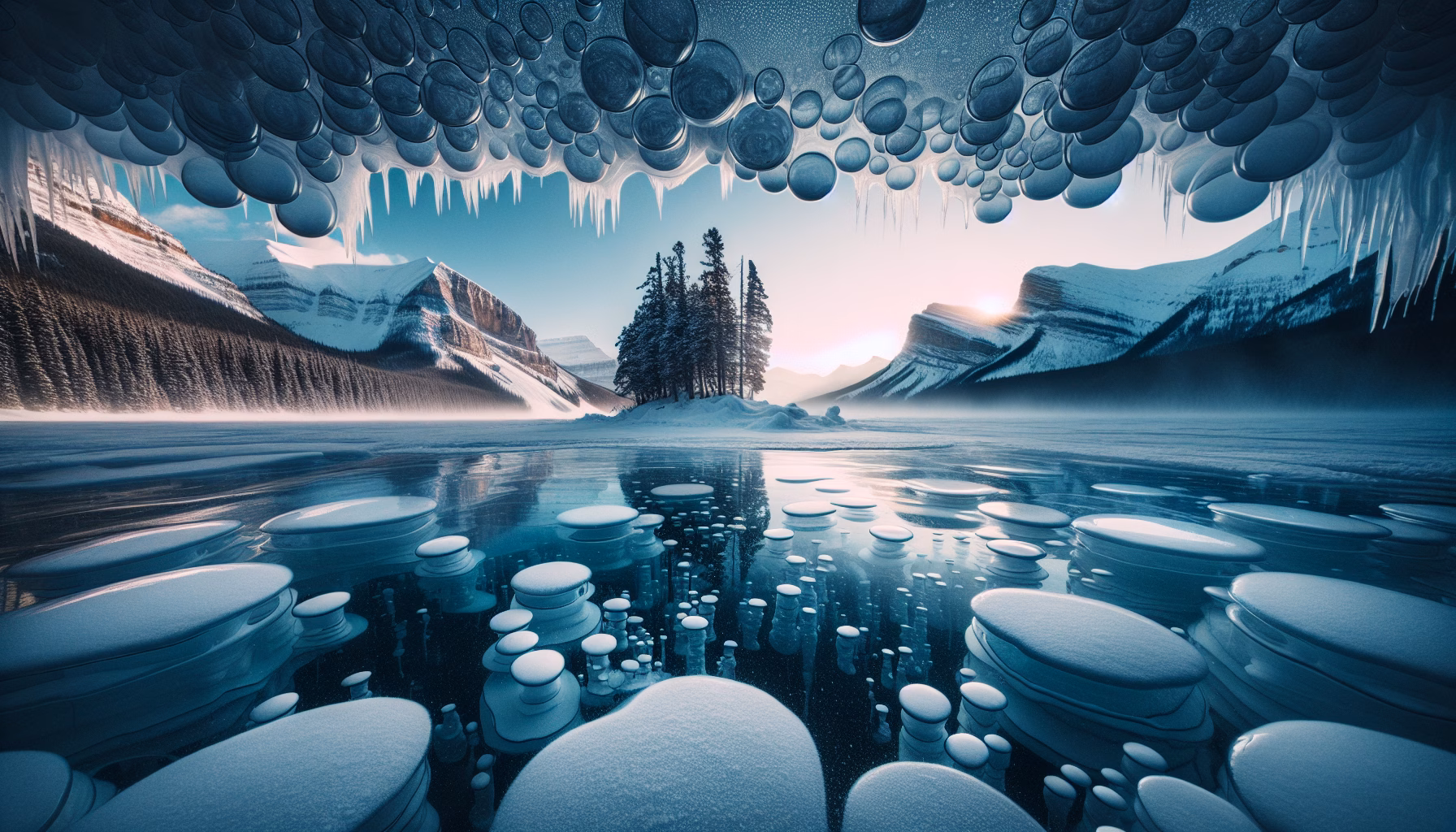 Lago Abraham: Bolle Congelate e Meraviglie Naturali